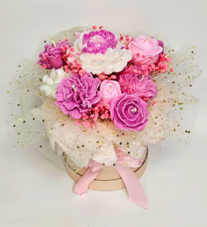 Blush Harmony Candle Bouquet